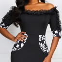 Elegant lang sort kjole 5