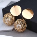 Elegant Pearl Earrings in a Ball 3