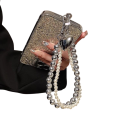 Elegant Pearl Phone Chain with Heart Double Strap for Mobile Wrist Strap Keychain Handbag 2