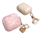 Elegant Pearl Protective Case with Keychain for AirPods 4 Luxury Silicone Headphone Case with Scratch and Dust Protection 7