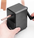 Elegant Pencil Sharpener Hand Crank Sharpener Crank Pencil Sharpener Adjustable Sharpener Desktop Sharpener with 5 Adjustable Settings 10.4 x 6.1 x 10.9 cm 8