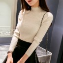 Elegant strikket rullekrave J3494 11