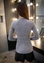 Elegant strikket rullekrave J3494 4