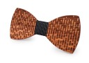 Elegant Wooden Bow Tie - Engraved J659 4