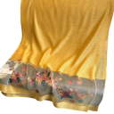 Eleganță florală brodată Șal damă 75 x 190 cm Eșarfă subțire și ușoară pentru cap și gât Modă Primăvară Vară Toamnă Iarnă 9