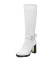 Eleganta stövlar med blockklack J1919 11