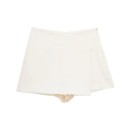 Elegante asymmetrische Shorts für Damen mit Rockeffekt Stilvoller Kurzrock für den Alltag und die Freizeit Asymmetrischer modischer Schnitt 5