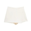 Elegante asymmetrische shorts voor dames met rokeffect Stijlvolle korte rok voor dagelijks gebruik en vrijetijdskleding Asymmetrische 3