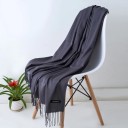 Elegante bufanda unisex de cachemira: 7 tonos de azul 6