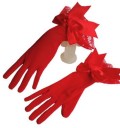 Elegante damehandsker med flæser 3