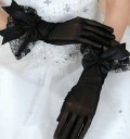 Elegante damehandsker med flæser 1