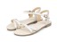 Elegante Damensandalen mit niedrigem Absatz 14