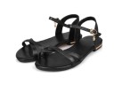 Elegante Damensandalen mit niedrigem Absatz 12