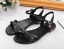 Elegante Damensandalen mit niedrigem Absatz 5