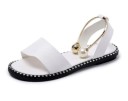 Elegante Damensandalen mit Perlen 7