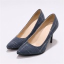 Elegante damepumps med mønster 1