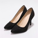 Elegante damepumps med mønster 2