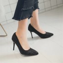 Elegante damepumps med mønster 10