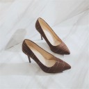 Elegante damepumps med mønster 13