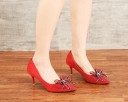 Elegante damepumps med sløjfe J3262 4
