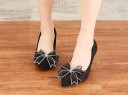 Elegante damepumps med sløjfe J3262 7