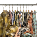 Elegante dames geruite blouse met kraag Vrije snit met knoopsluiting Stijlvolle blouse van lichte polyester voor elke dag 3