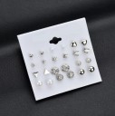 Elegante damesoorbellen, 12 paar J656 1