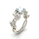 Elegante damesring met steen 4