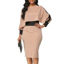 Elegante jurk met lange mouwen 1