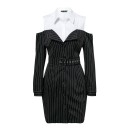 Elegante jurk met nep-shirt 1