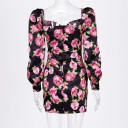 Elegante jurk met rozen 2