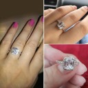 Elegante ring met edelstenen 7
