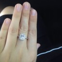Elegante ring met edelstenen 9