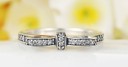 Elegante ring met zirkoon 3