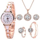 Elegante set dameshorloges en sieraden 2