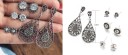 Elegante set damesoorbellen 4 paar J663 2