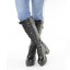 Elegante Stiefel mit Absatz und Schnürung J1296 3