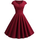 Elegantes Damen-Retro-Kleid 9