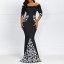 Elegantes langes schwarzes Kleid 2