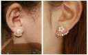 Elegantes pendientes de flores J1920 5