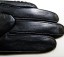 Elegantné dámske kožené rukavice - Čierne 4