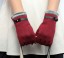 Elegantné dámske zimné rukavice 14
