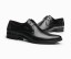 Elegantné pánske spoločenské topánky - Čierne 4