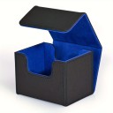 Elegantní černá krabička s barevným vnitřkem pro uložení karetních balíčků s magnetickým zavíráním a odolným vnějším materiálem 5
