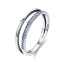 Elegantní dámský stříbrný prsten 1