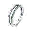 Elegantní dámský stříbrný prsten 2