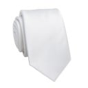 Elegantní jednobarevná pánská kravata 146 x 8 cm Klasická formální kravata Módní doplněk do obleku Na svatby, pracovní schůzky 2