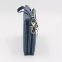 Elegantti naisten lompakko ensiluokkaisesta keinonahasta 18,5x3x9,5 cm, yli 12 lokeroa, kolikkotaskut, irrotettava hihna, valokuvaikkuna 5