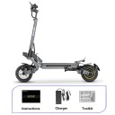 Elektrická koloběžka iE-S1, motor 800W, baterie 48V 15Ah, 10palcová terénní kola, dojezd 30–40 km, nosnost 120 kg, skládací, šedá 2
