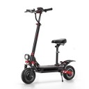 Elektrická koloběžka Q7Pro Max, dvoumotorová 2x1600W, dojezd 110 km, rychlost 70 km/h, baterie 52V 28Ah, nosnost 200 kg, červeno-černá 5